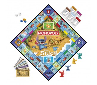 Juego Monopoly Stitch Disney