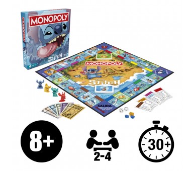 Juego Monopoly Stitch Disney