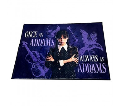 Alfombra interior One and Addams Miercoles 80x60cm