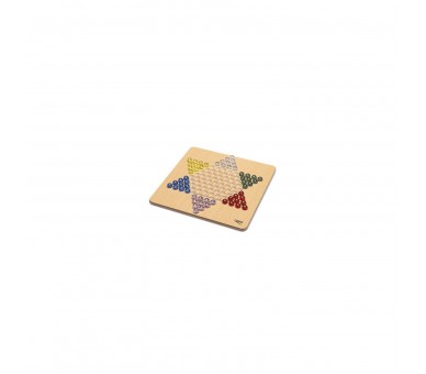 Juego De Mesa Damas Chinas Madera Metal Box (Madera Fsc)