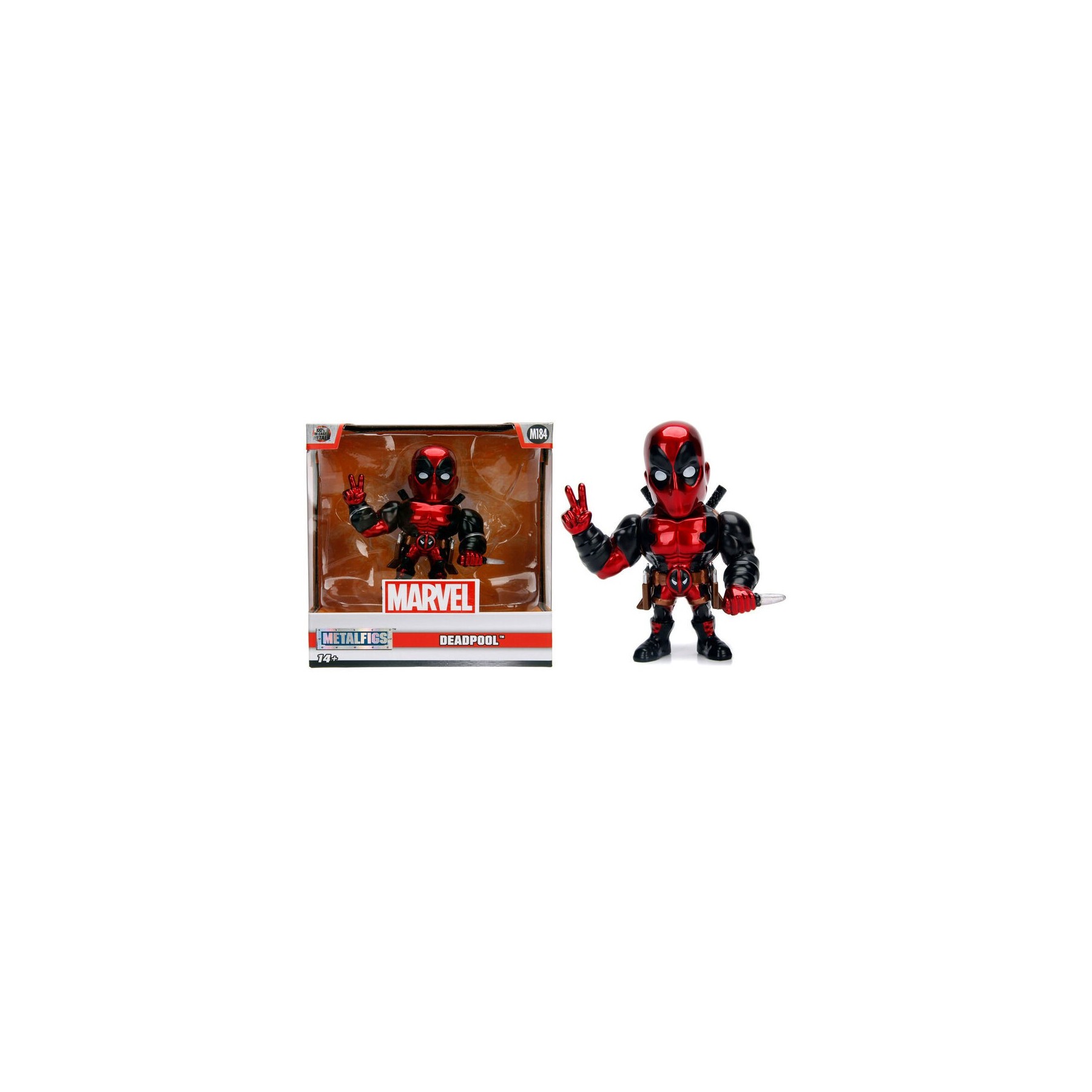 Figura Metal Marvel Deadpool 10 Cm