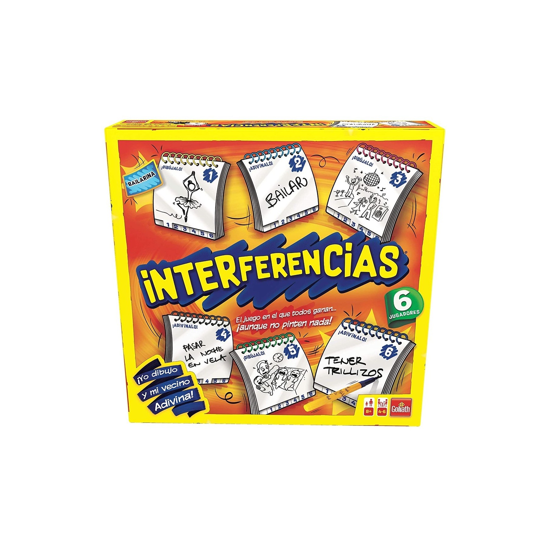 Juego De Mesa Interferencias 6 Jugadores