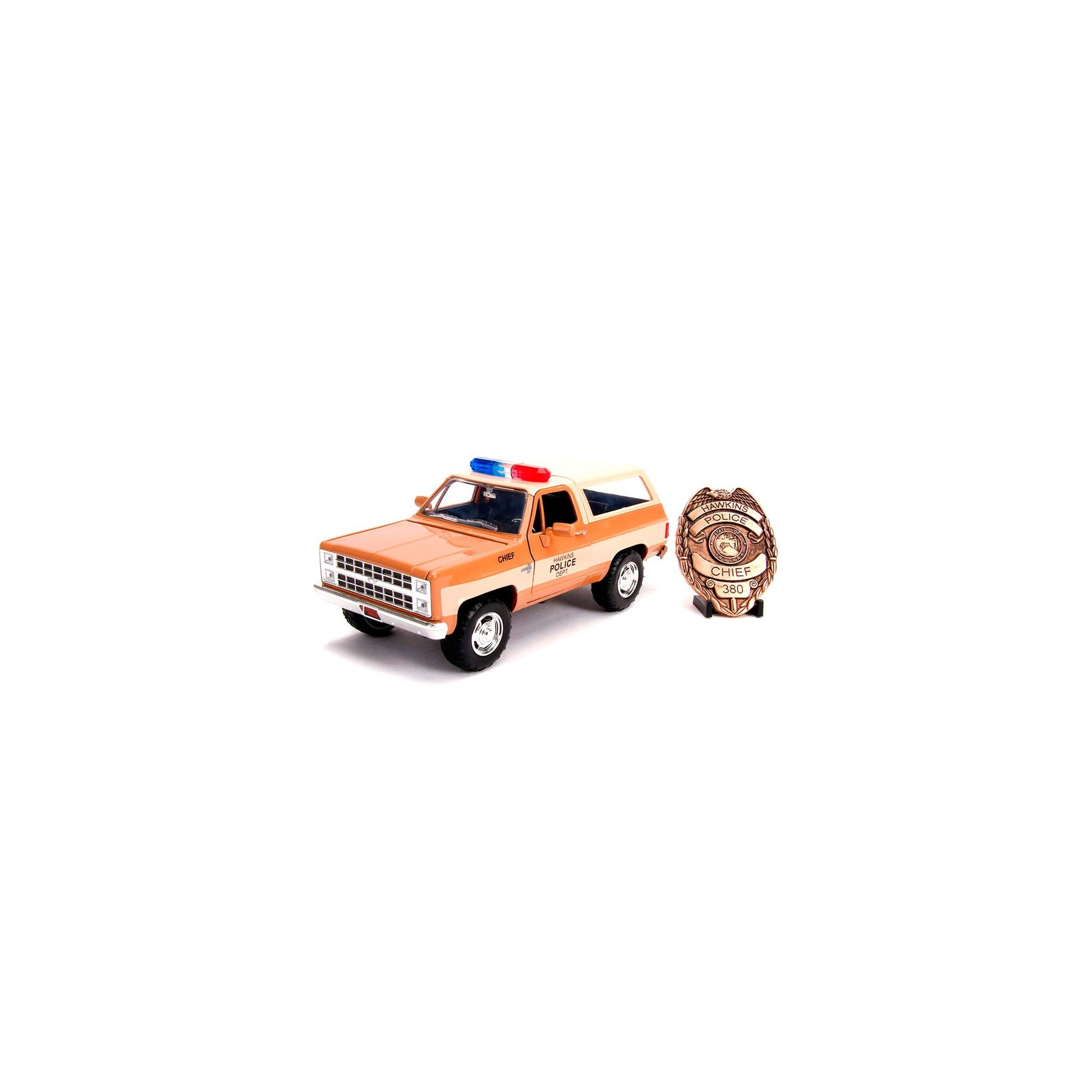 Coche Metal Chevy K5 Blaze 1980 Stranger Things + Placa