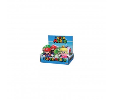 Llavero Peluche Super Mario Nintendo 12Cm Surtido 12 Unidade