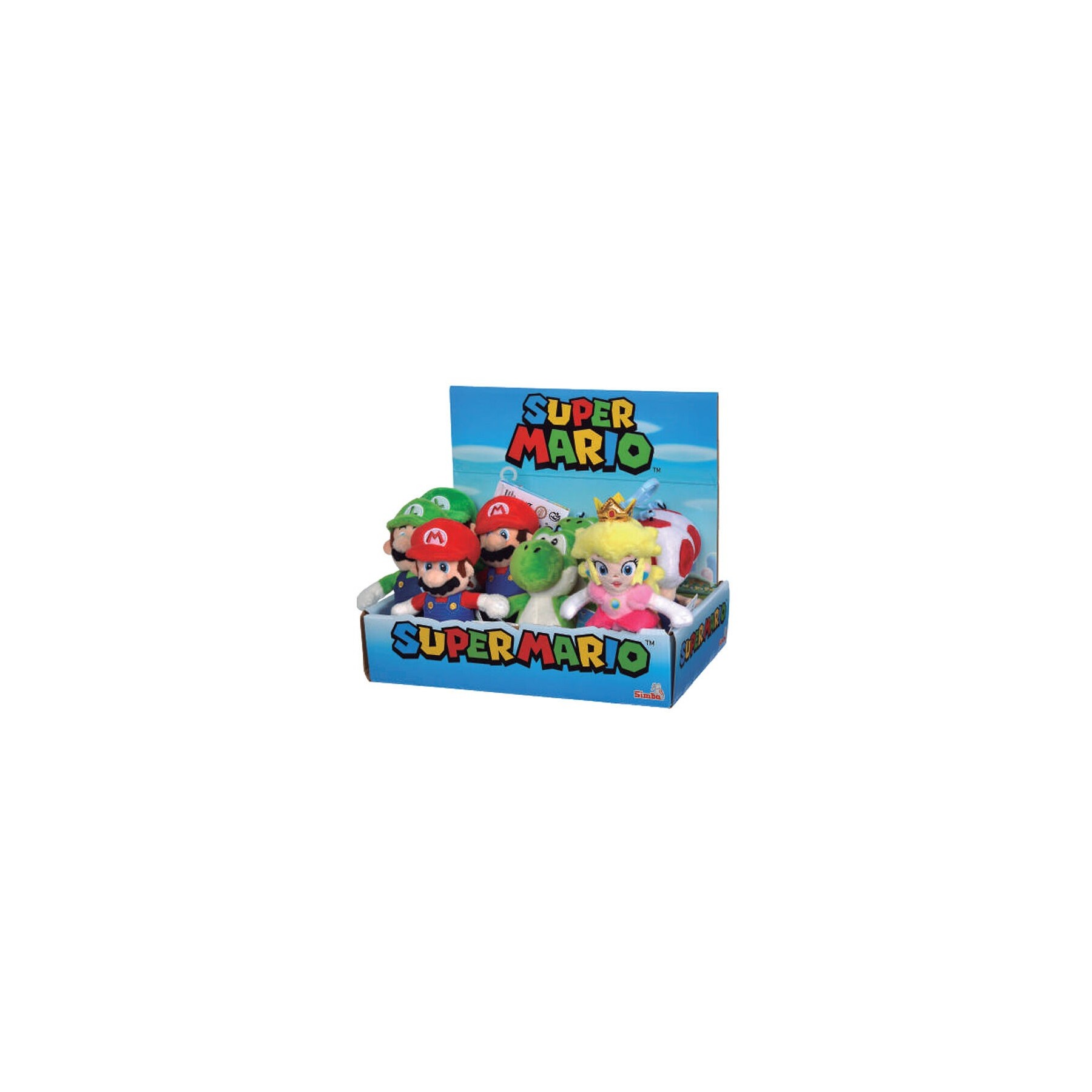 Llavero Peluche Super Mario Nintendo 12Cm Surtido 12 Unidade