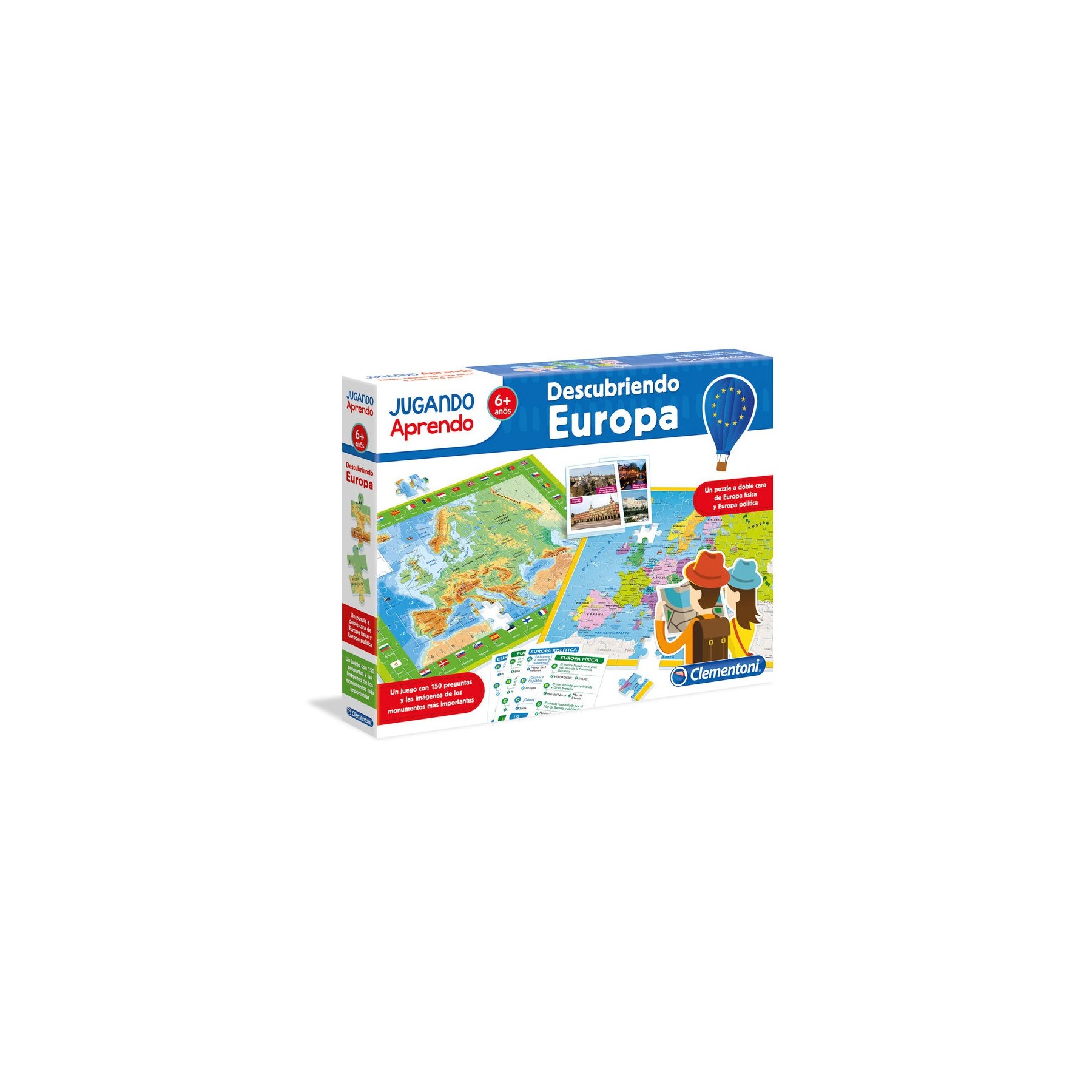 Juego Puzzle Mapa Geo Descubre Europa