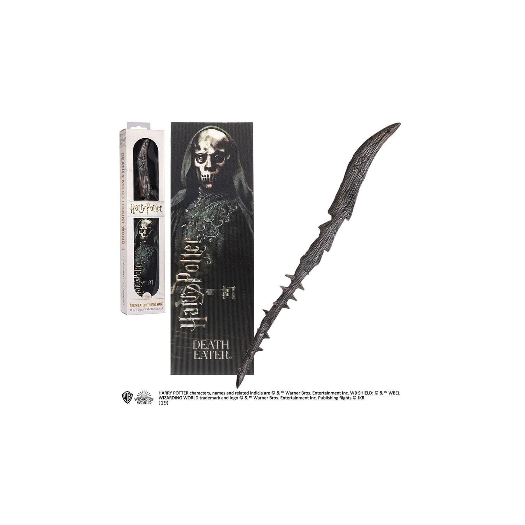 Varita Mortifago Con Marca Paginas Harry Potter