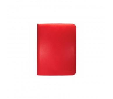 Carpeta Con Cremallera Ultra Pro 9 Bolsillos Rojo