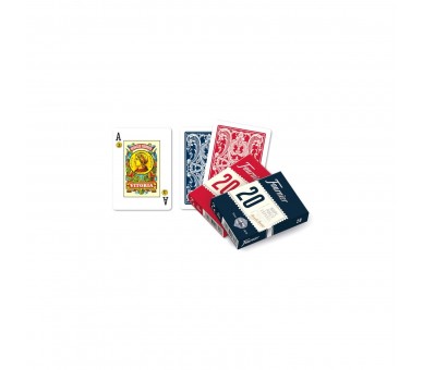Fournier Poker Español Nº 20 De 55 Cartas 3 Joker 62,5X88Mm