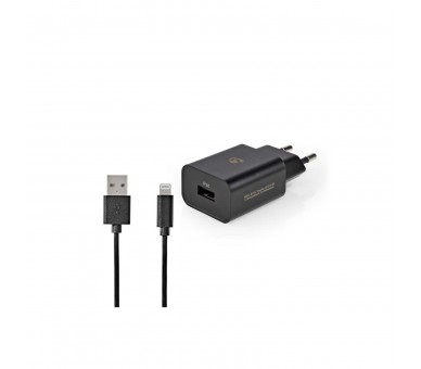Nedis Cargador 1X 2.4 A Usb-A  Lightning De 8 Pines (Suelto)