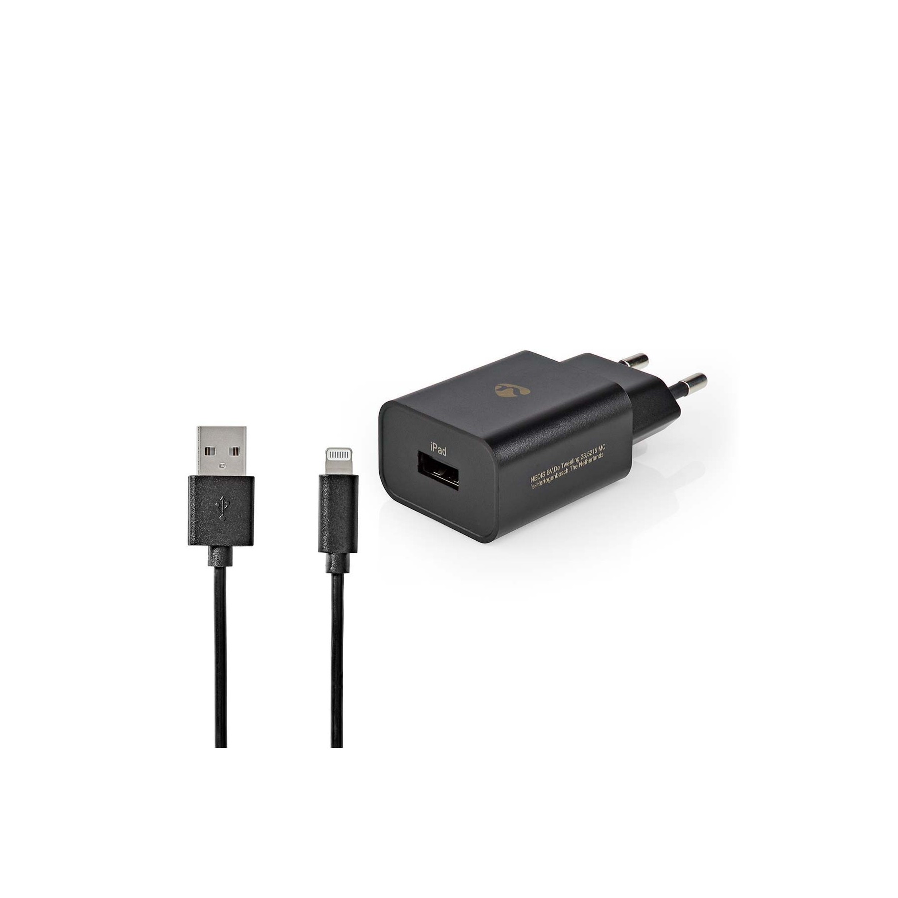 Nedis Cargador 1X 2.4 A Usb-A  Lightning De 8 Pines (Suelto)