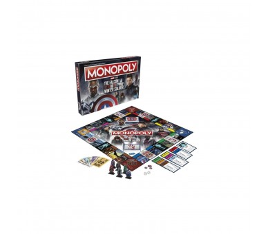Hasbro Monopoly Marvel Halcon Y Soldado Invierno