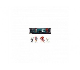 Set 4 Figuras Metal Pesadilla Antes De Navidad 7 Cm