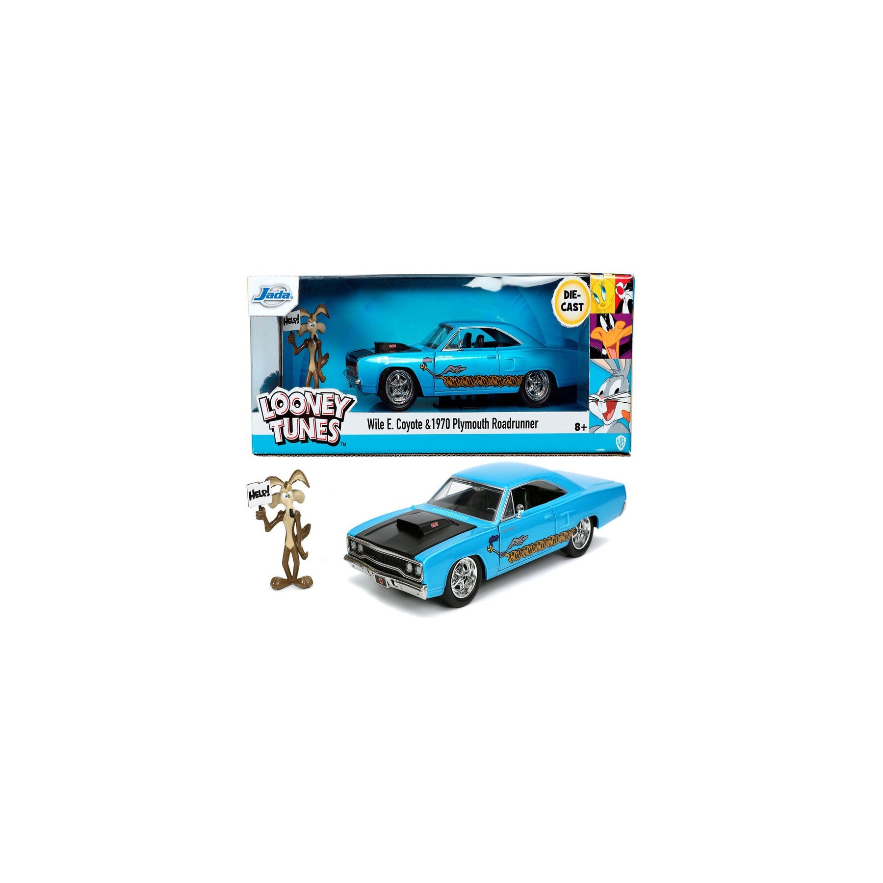Coche Metal Correcaminos Plymouth 1970 1:24