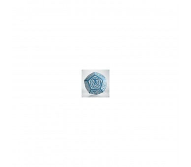 Qw Dado D12 Hit Location Die Blue & White