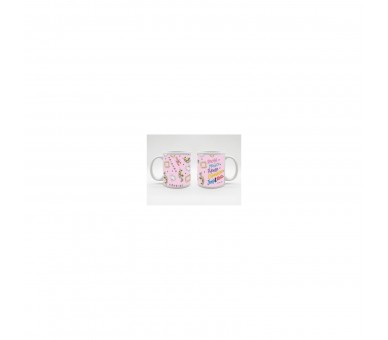 Taza Last Level Friends Nombres Rosa