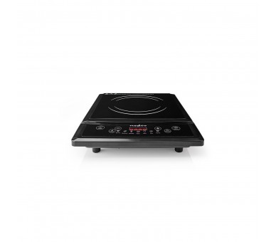 Nedis Cocina Induccion  2000W   Negro  Minutero  Accion Turb