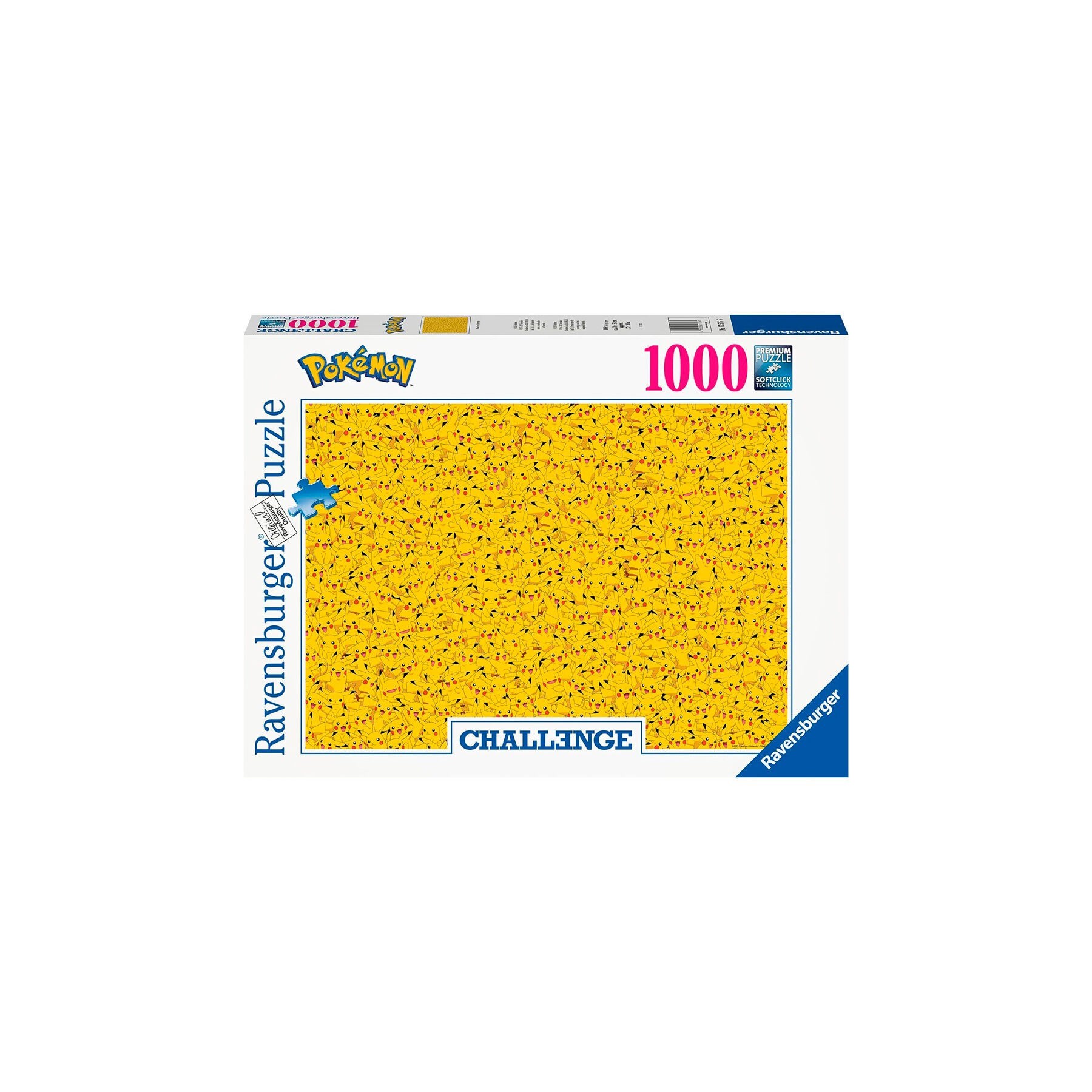 Puzzle Pikachu Challenge Pokemon 1000Pzs