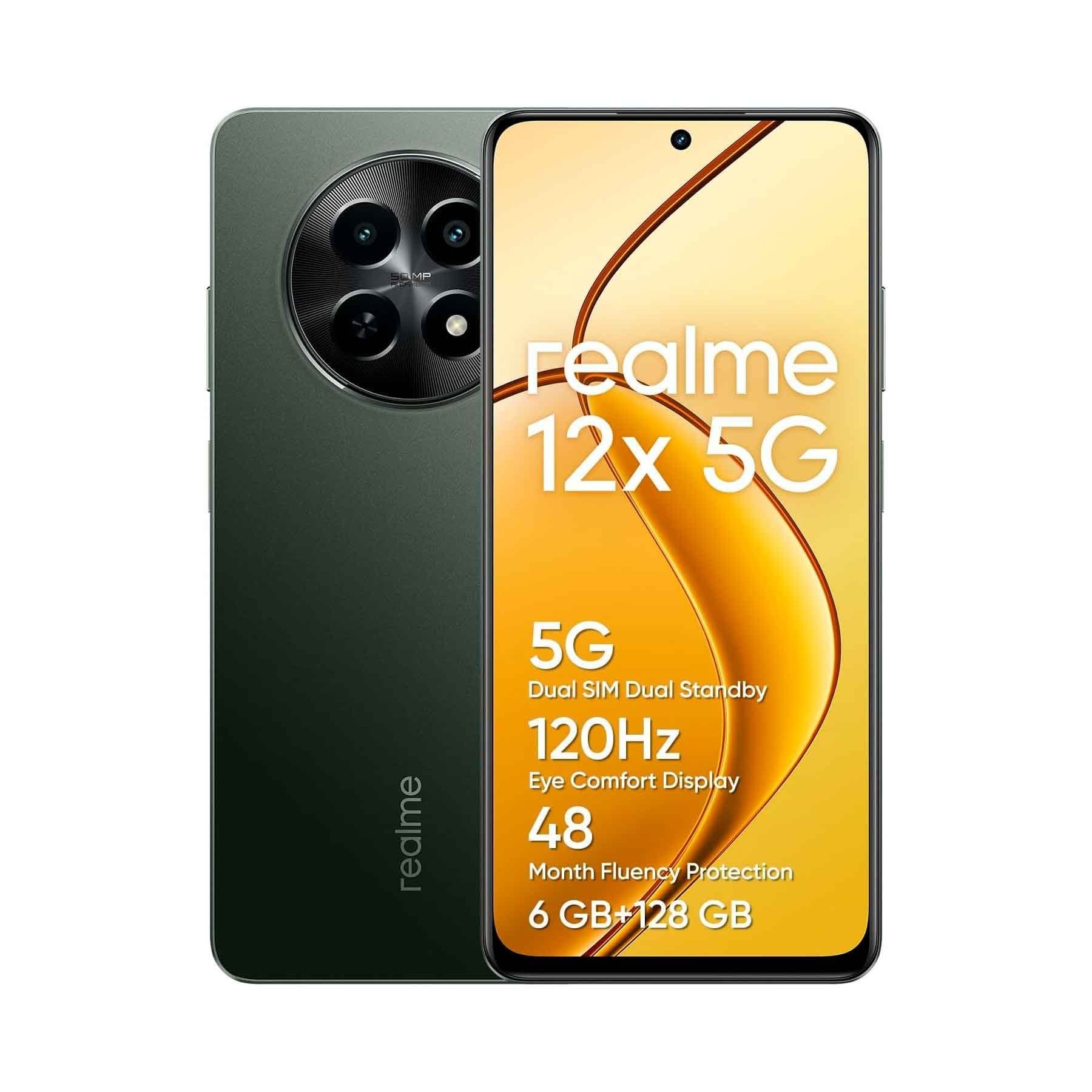 Realme 12X 5G Black / 8+256Gb / 6.72" 120Hz Hd+