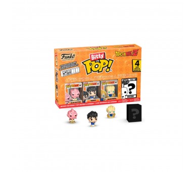 Blister 4 Figuras Bitty Pop Dragon Ball Z Gohan