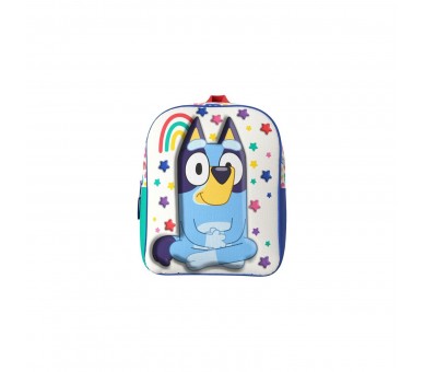 Mochila 3D Rainbow Bluey 30Cm