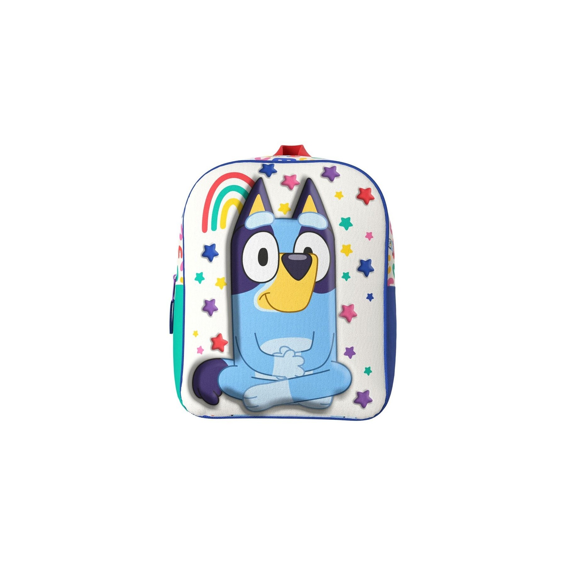 Mochila 3D Rainbow Bluey 30Cm