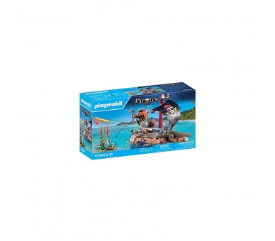 Playmobil -  Bote Pirata Con Tesoro