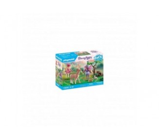 Playmobil -  Starter Pack Hadas Con Animales Del Bosque