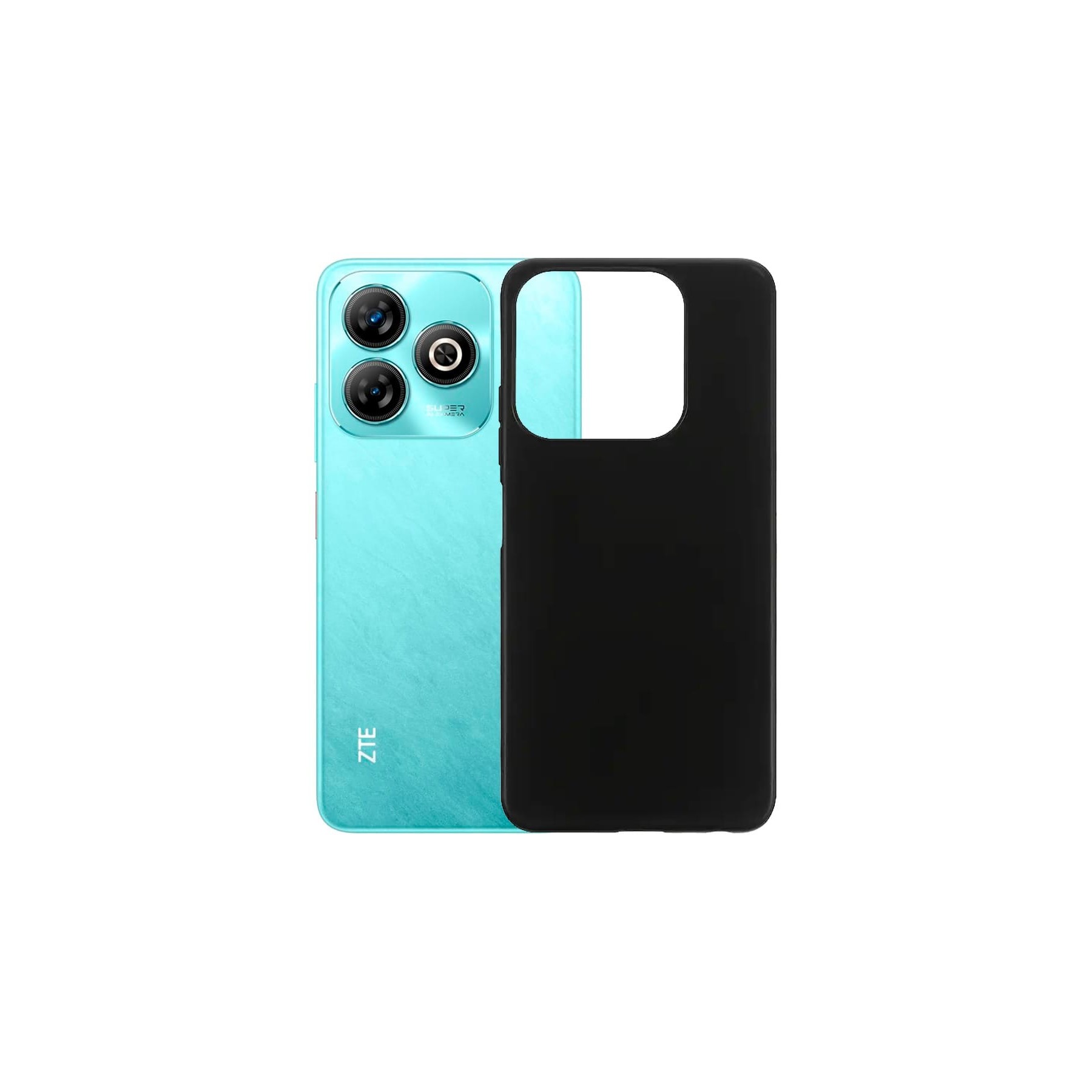 Jc Trasera De Silicona Negra / Zte A75