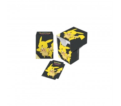 Up Deckbox Pokemon Pikachu Black