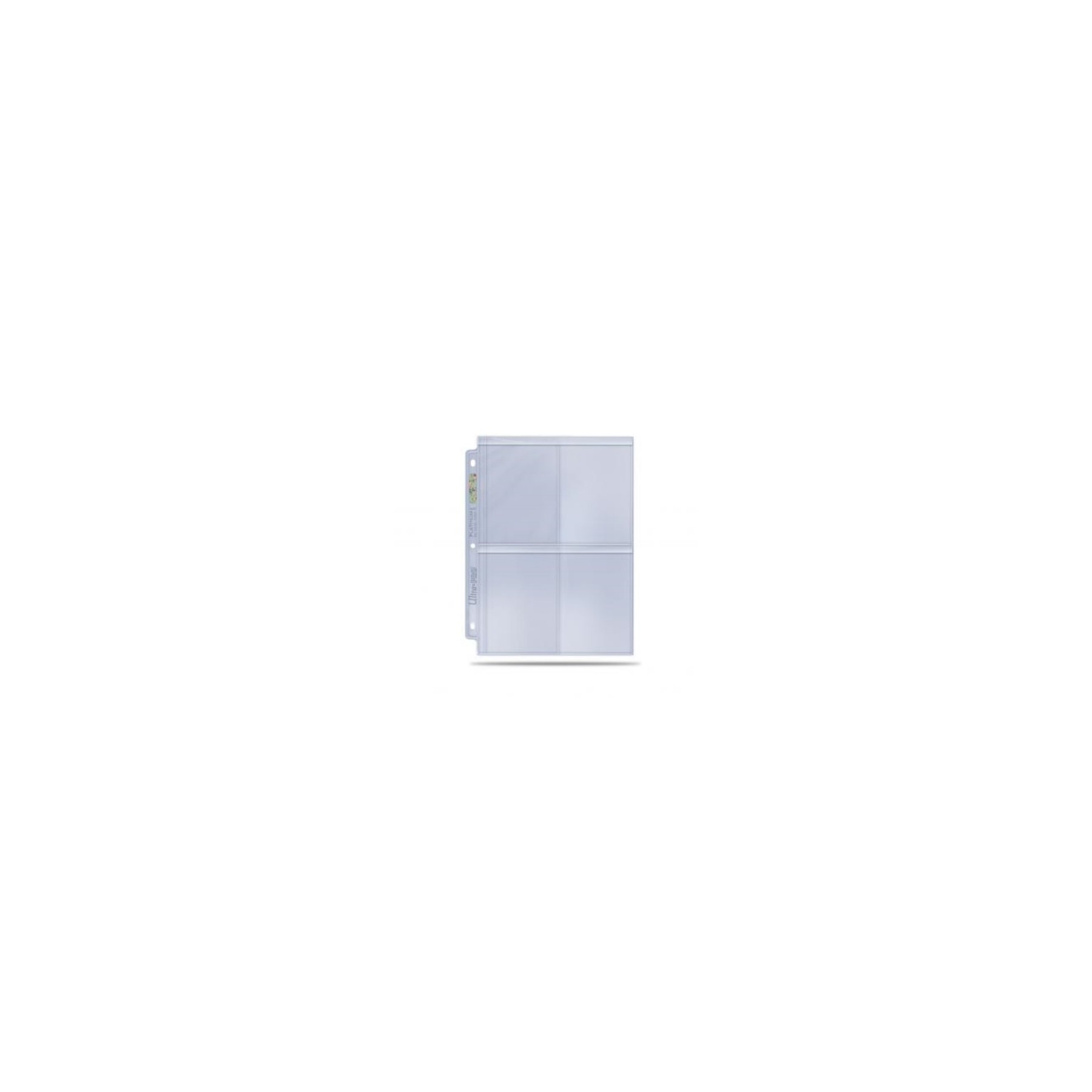 Up Hojas 4 Bolsillos Para Toploader  (100)