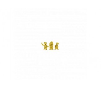 Set 3 Figuritas E.T Pvc Golden 5 Cm