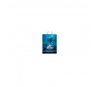 Cuadro Madera 3D  Jurassic World Mossa 30 X 40