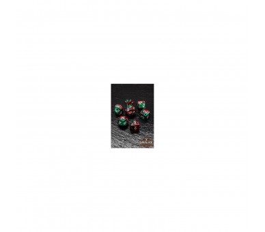 Rawblade Marble Set Dados Gree/Red (7)