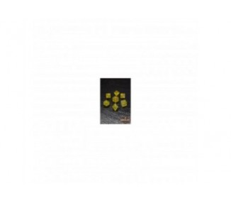 Rawblade Transparent Gal Set Dados Yellow (7)