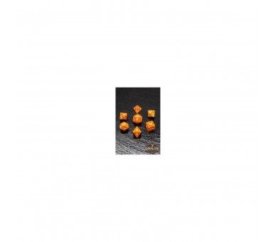 Rawblade Marble Set Dados Dark Light Orange (7)