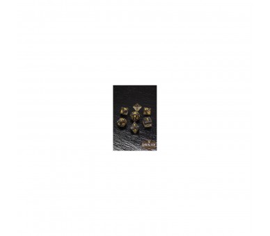 Rawblade Glitter Set Dados Black (7)