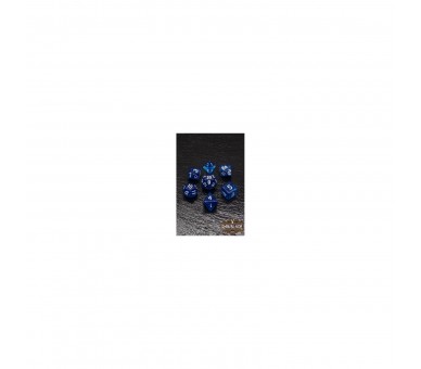Rawblade Glitter Set Dados Dark Blue (7)