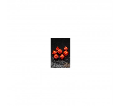 Rawblade Opaque Set Dados Orange (7)