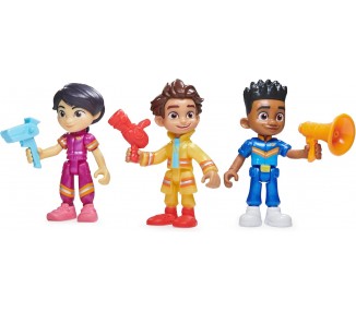 Set 3 Figuras Equipo De Rescate