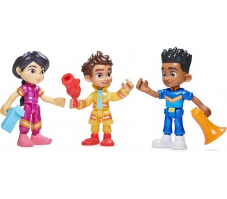 Set 3 Figuras Equipo De Rescate