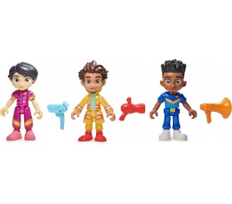 Set 3 Figuras Equipo De Rescate