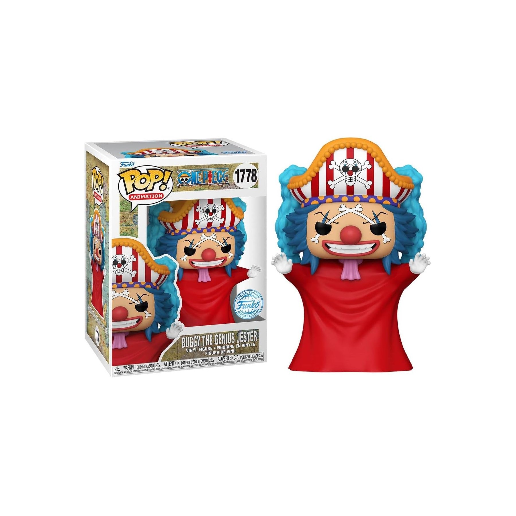 Funko POP! One Piece: Buggy (Post Time-Skip) EXM