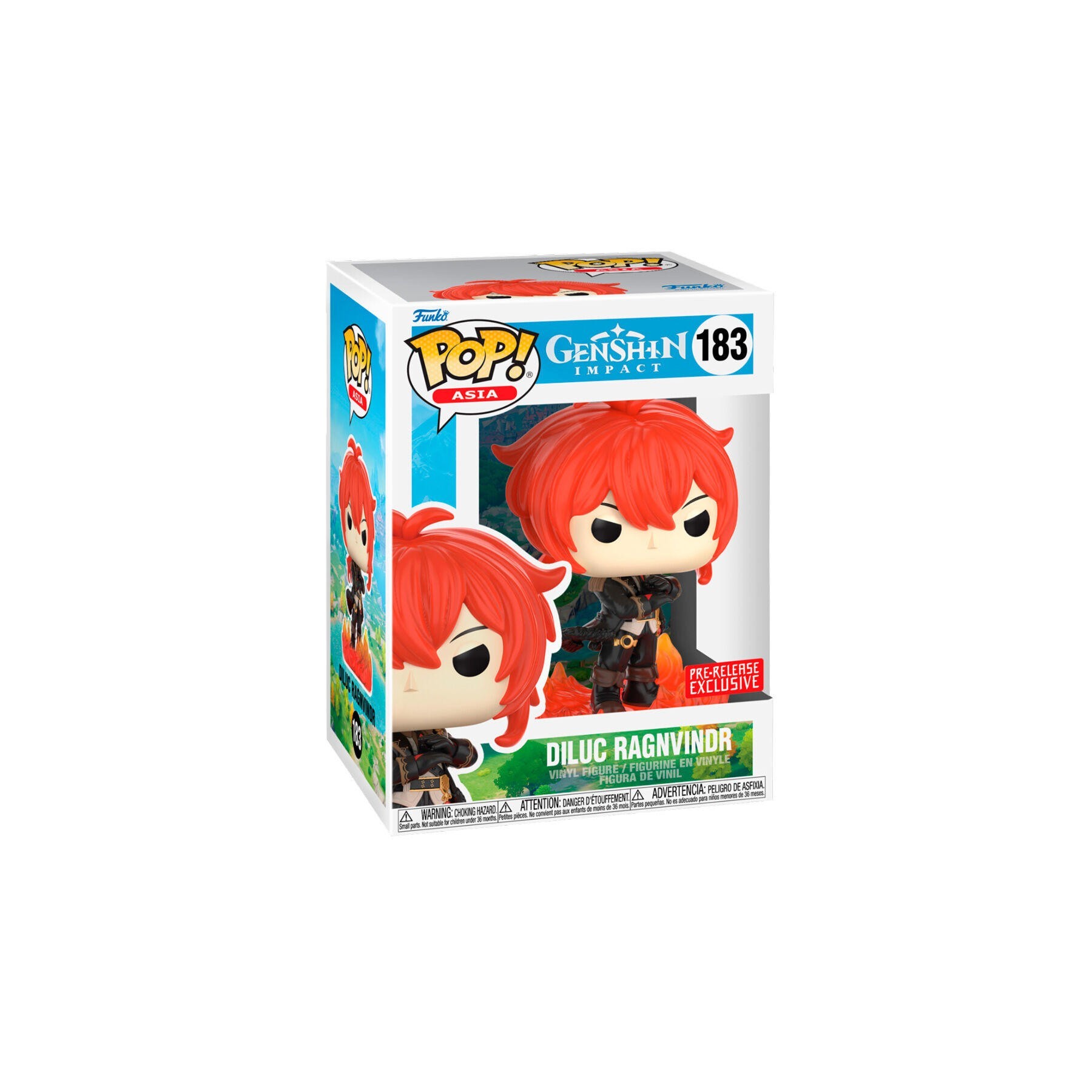 Figura Pop Genshin Impact 2 Diluc Ragnvindr