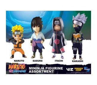 Pack 12 Figuras Mininja Naruto Shippuden 5Cm Surtido