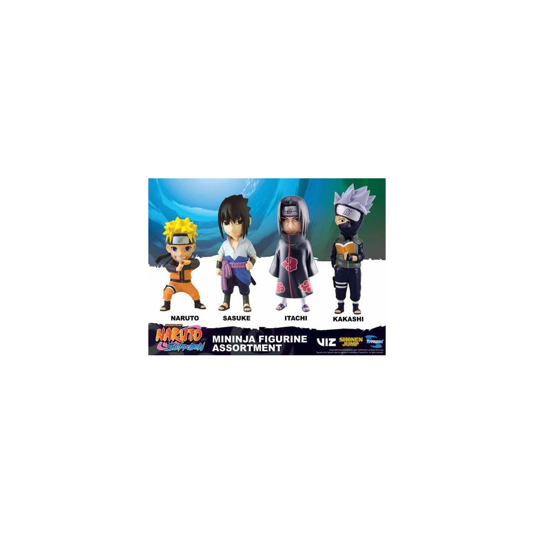 Pack 12 Figuras Mininja Naruto Shippuden 5Cm Surtido