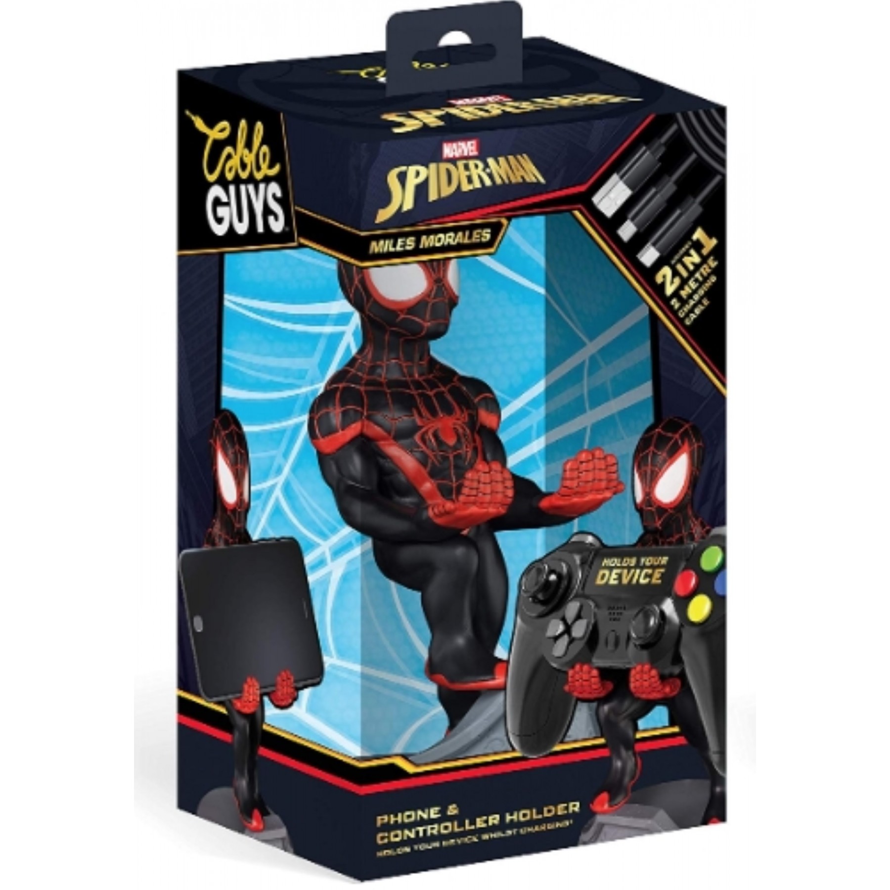 Cable Guy Soporte Sujecion Figura Miles Morales Spiderman Ma