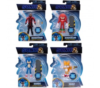 Pack 6 Figuras Sonic 2 Sonic The Hedgehog 10Cm Surtido