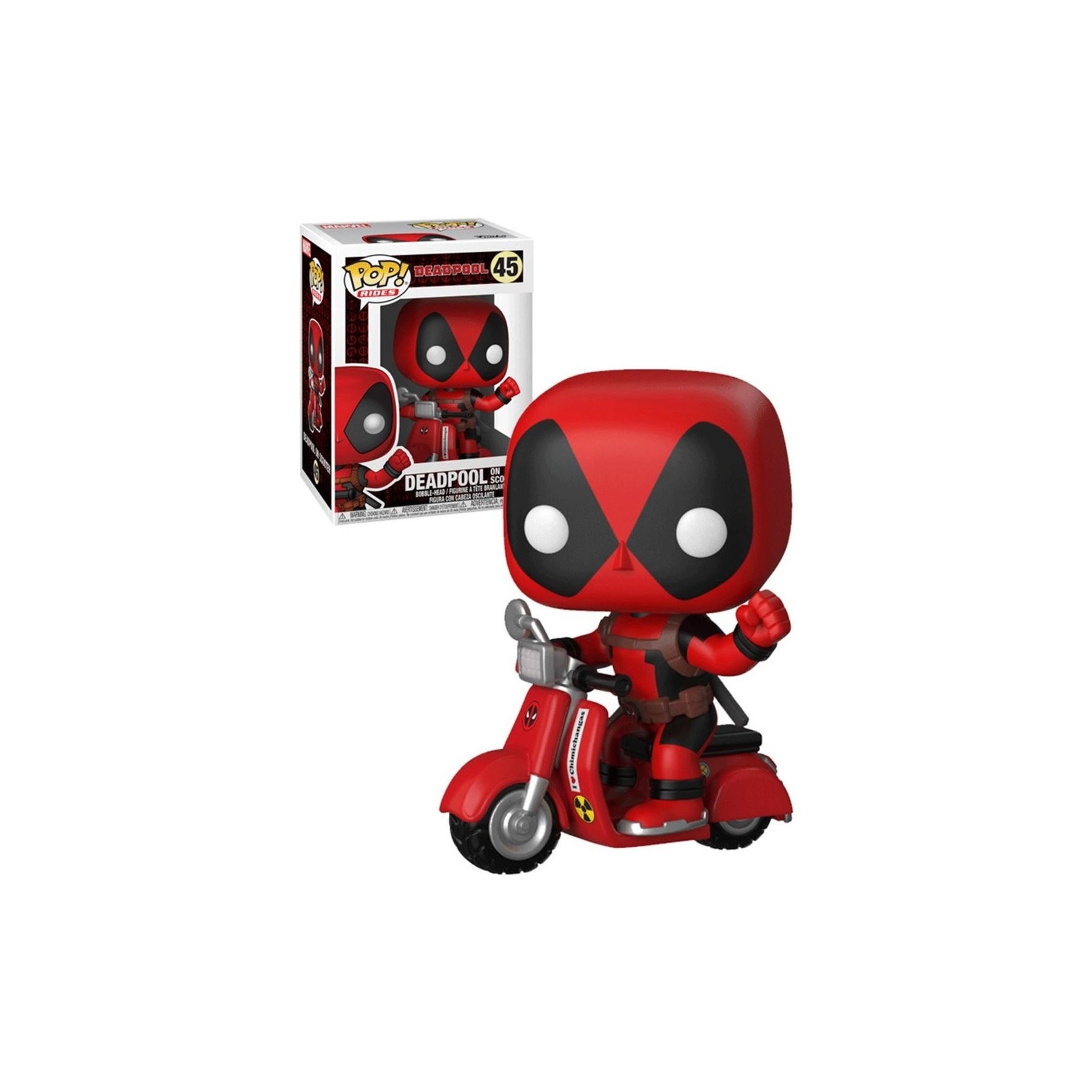 Figura Funko Pop Marvel Deadpool & Scooter