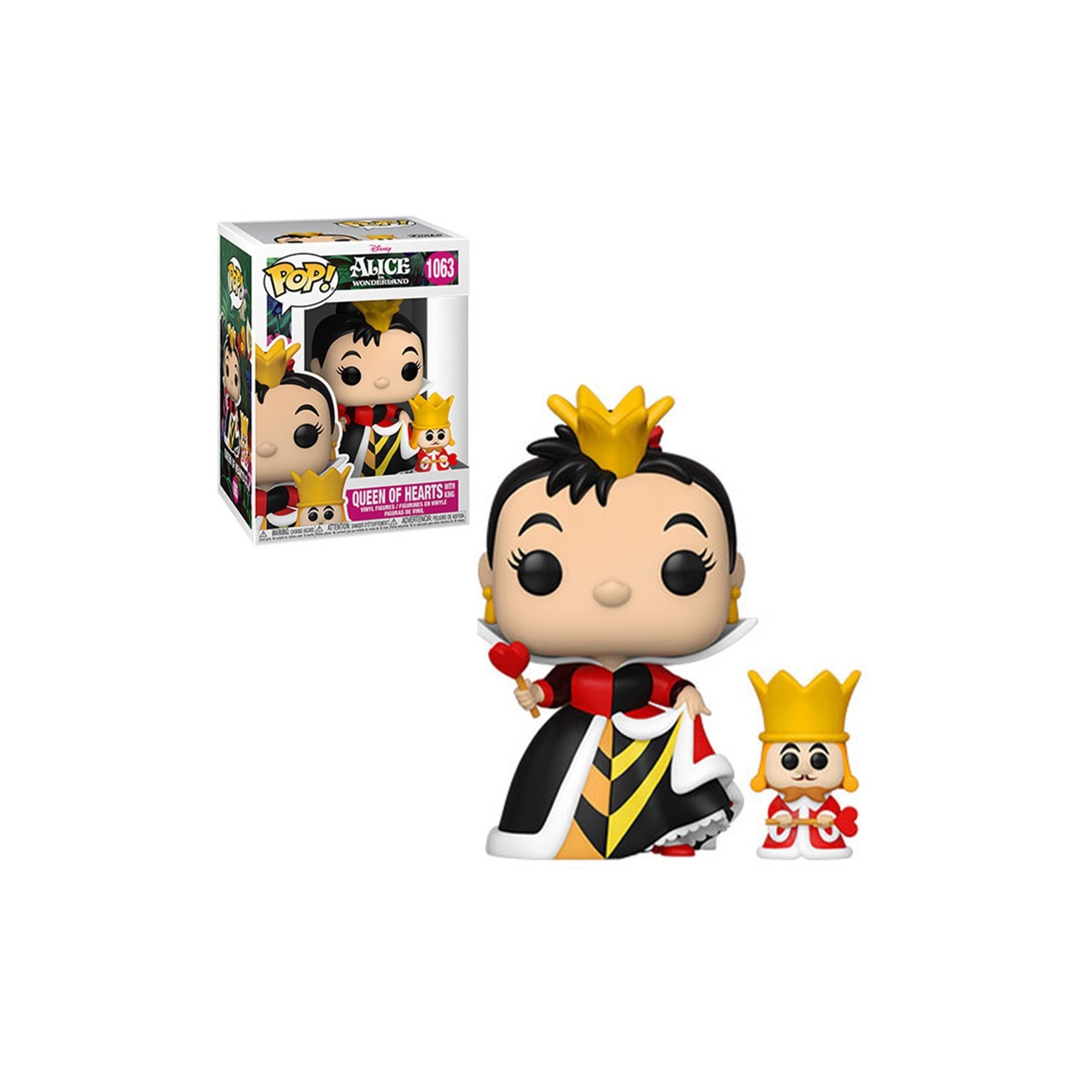 Figura Pop Queen With King Disney (Alice In Wonderland 70Th)